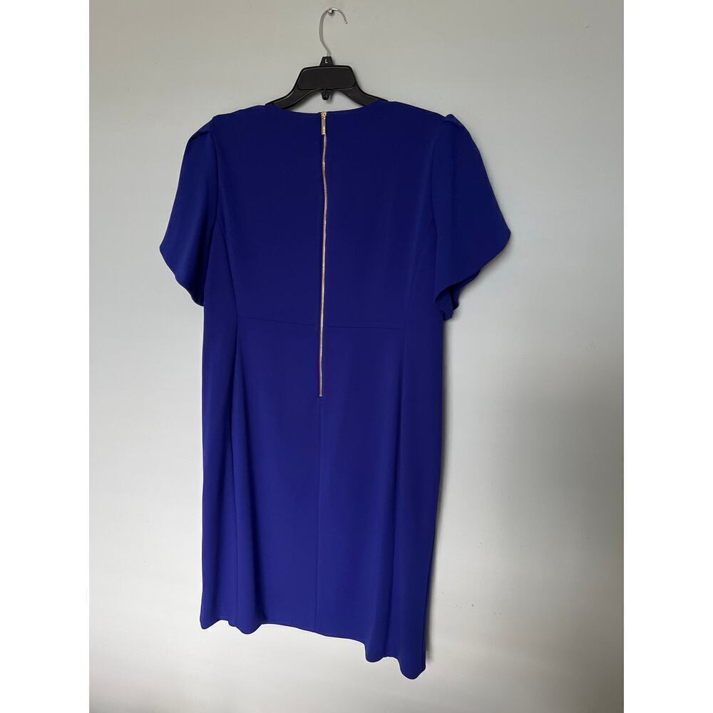 Calvin Klein: Royal Blue A Line Women’s short Sleeve Dress Size 22 - Picture 7 of 8
